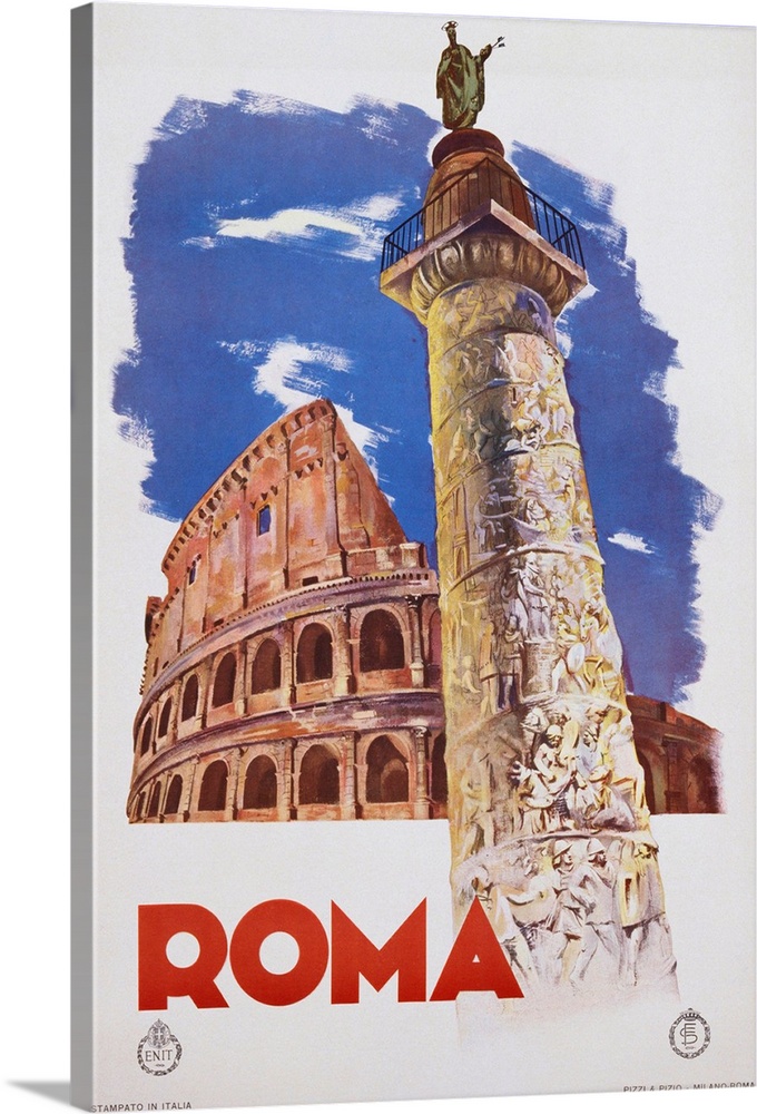 Roma Travel Poster