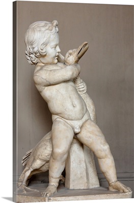 Roman Copy Of Hellenistic Statue Of A Boy Strangling A Goose
