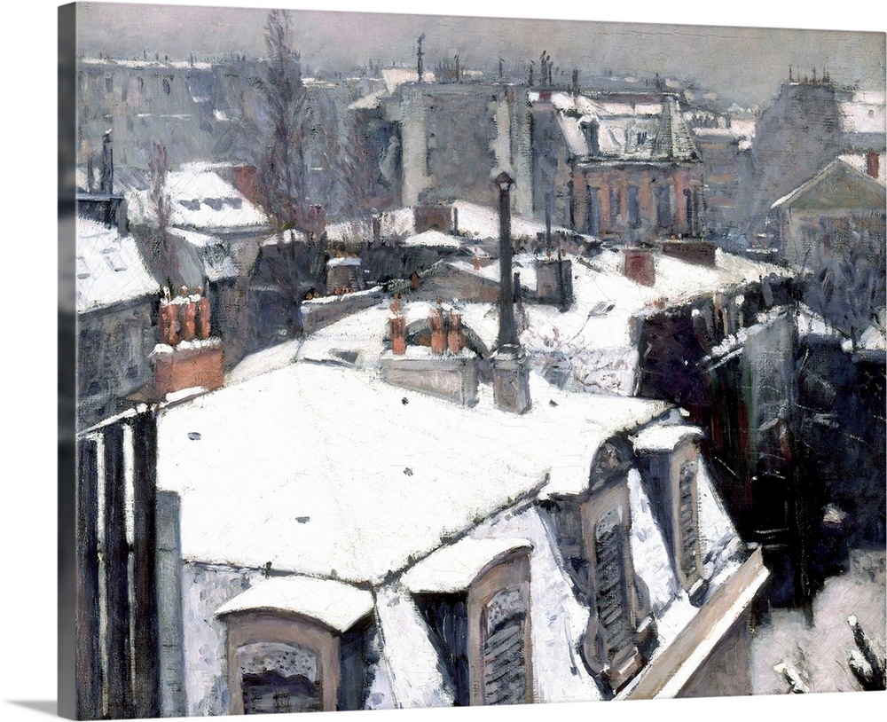 Gustave Caillebotte (French, 18481894), Rooftops in the Snow (Snow Effect), 1878, oil on canvas, 64 x 82 cm (25.2 x 32.3 i...