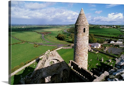 Round Tower At Rock Of Cashel