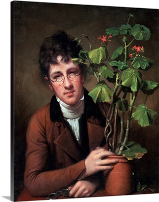Rubens Peale With A Geranium By Rembrandt Peale