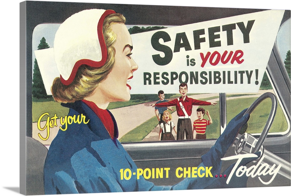 Safety is Your Responsibility --- Image by .. Found Image Press/Corbis