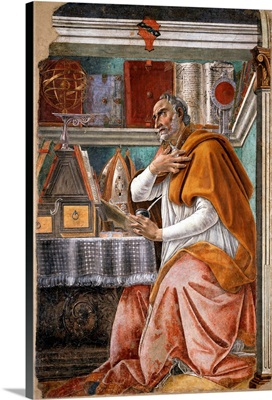 Saint Augustine in His Study
