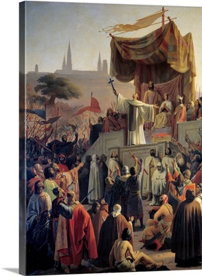 Saint Bernard of Clairvaux preaching the Second Crusade in 1146