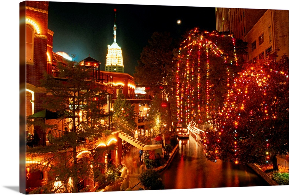 San Antonio Riverwalk at Night