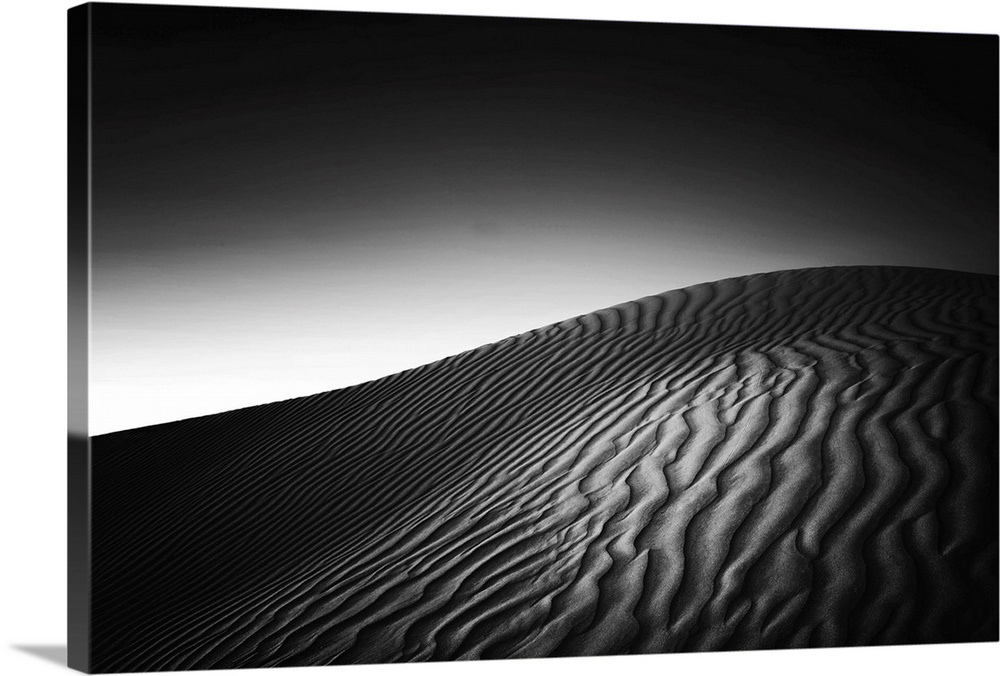 Sand dunes, black and white - Australia