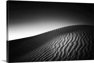 Sand dunes, black and white, Australia