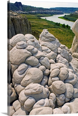 Sandstone Formations On The Banks Of The Missouri