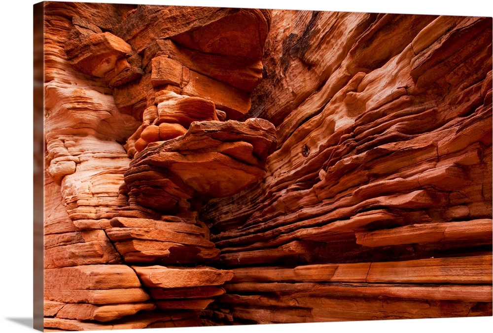 Sandstone Rock Formation In Kings Canyon At Watarrka National Park