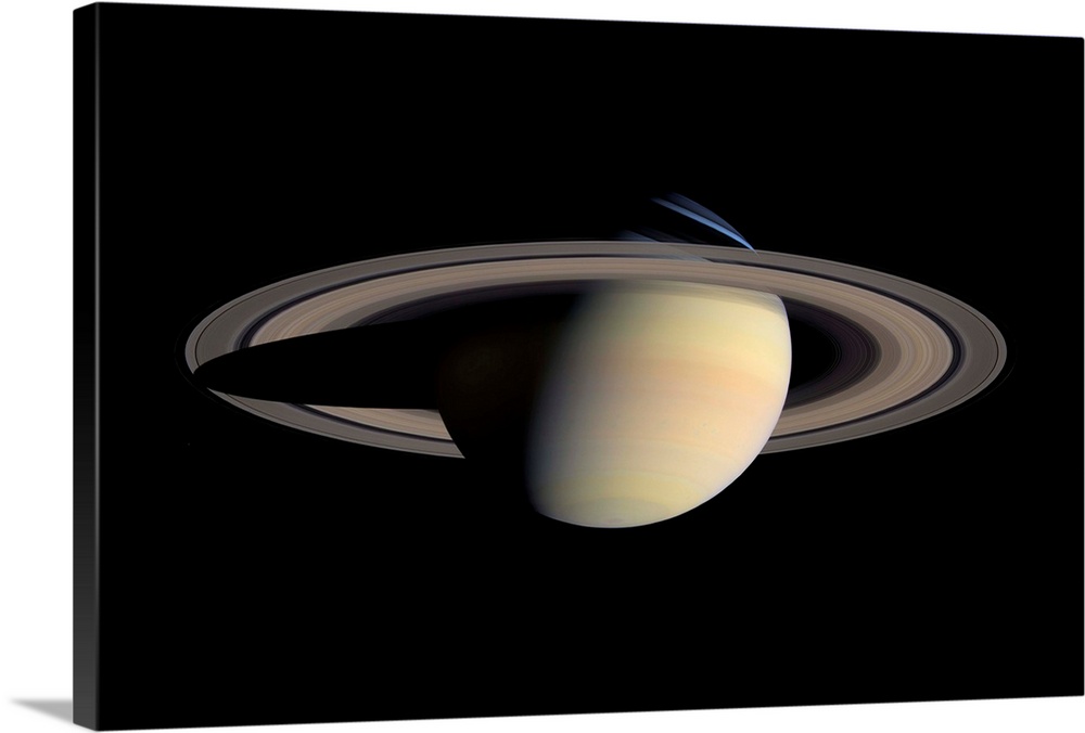 The largest, most detailed, global natural color view of Saturn and its rings ever made, this grand mosaic consists of 126...