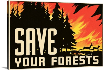 Save Your Forests Poster