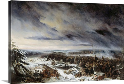 Scene of the retreat of Russia, 1812 by Nicolas Toussaint Charlet