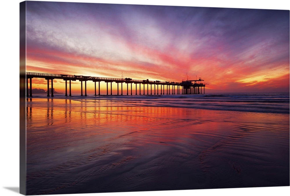 Scripps pier Wall Art, Canvas Prints, Framed Prints, Wall Peels | Great