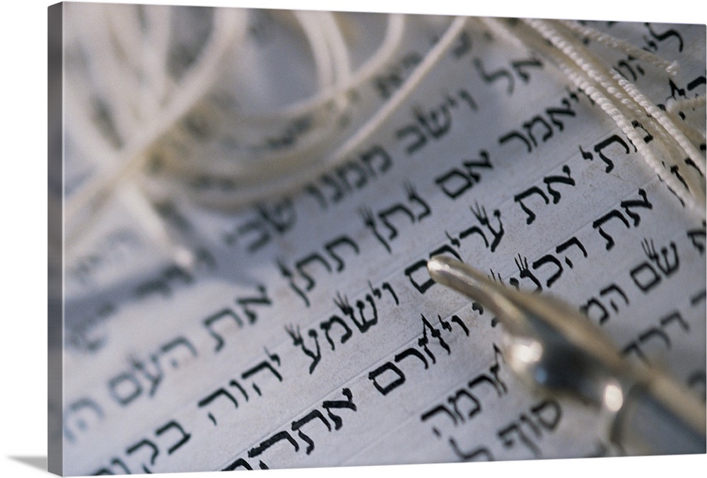 Script of the Torah with yad