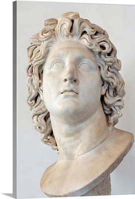 Sculpture Of Alexander The Great As Helios