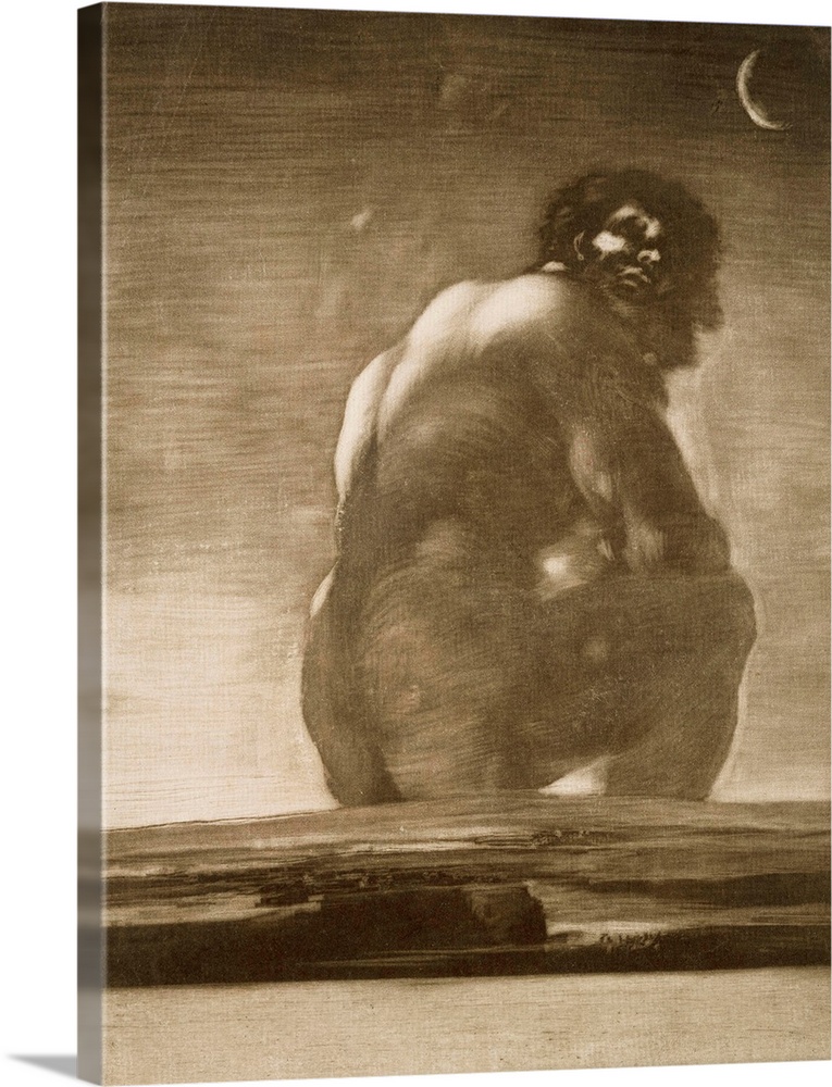 Francisco Goya y Lucientes (Spanish, 1746-1828), Seated Giant, 1818, aquatint, 28.5 21 cm (11.2 x 8.3 in), private collection
