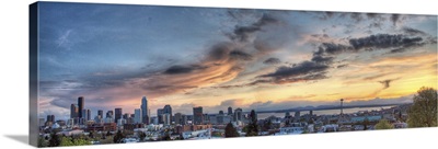 Seattle Sunset Panorama