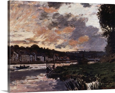 Seine At Bougival, Evening