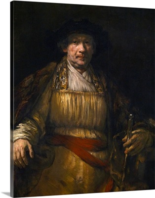 Self-Portrait By Rembrandt Van Rijn