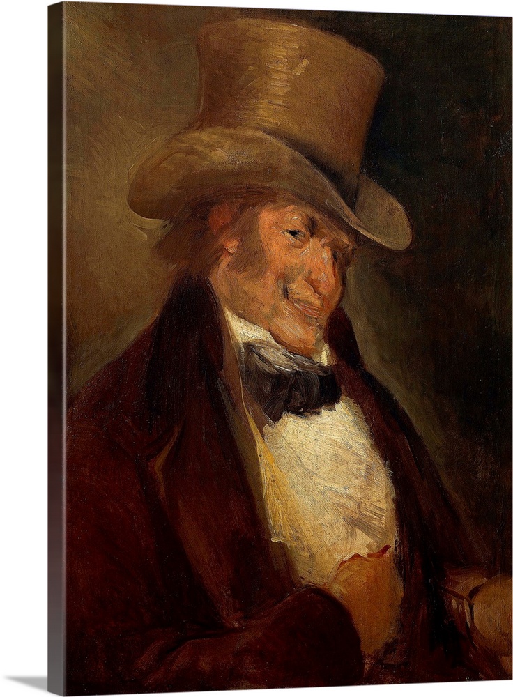 Self-Portrait in a Top Hat by Francisco Goya y Lucientes (1746-1828) Kunsthistorisches Museum, Vienna, Austria
