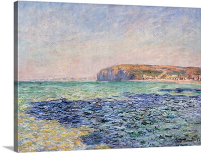 Shadows On The Sea - The Cliffs At Pourville By Claude Monet