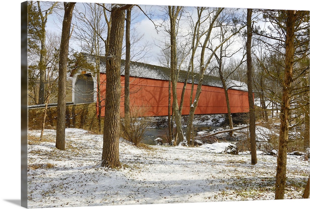 Sheard's Mill covered bridge, eastern PA