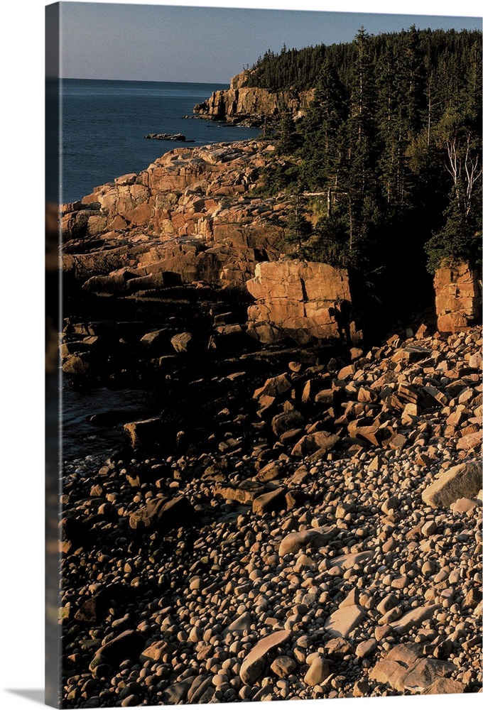 Shoreline of Acadia National Park , Maine