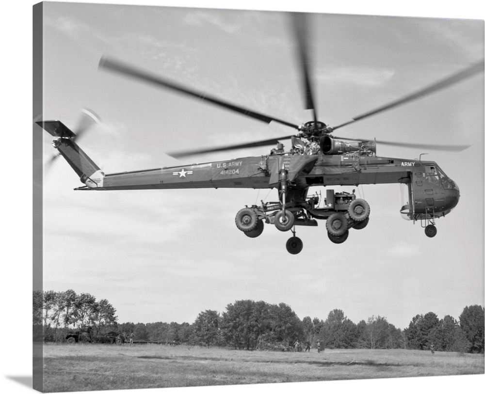 Sikorsky CH-54 Skycrane in Flight