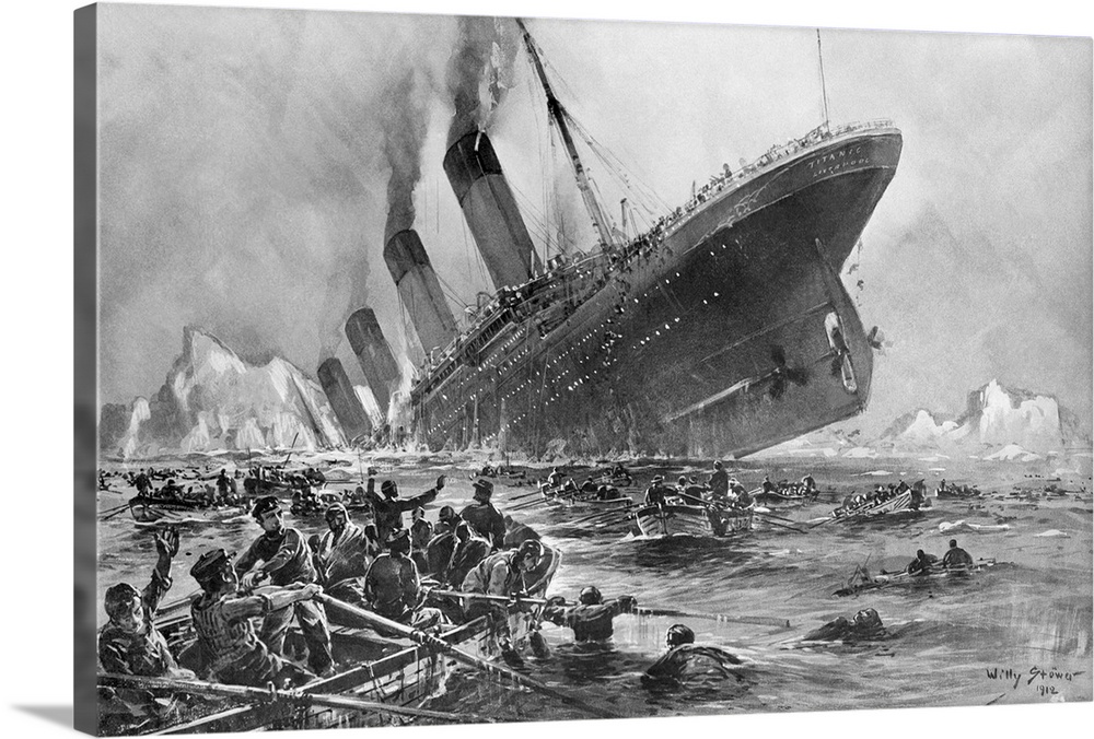 Sinking Of The Titanic By Willy Stoewer