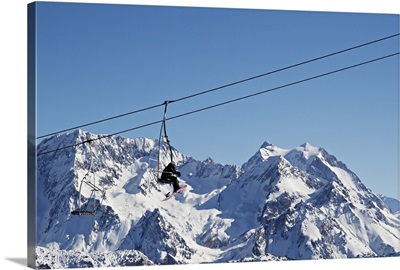Ski lift, Courchevel, France
