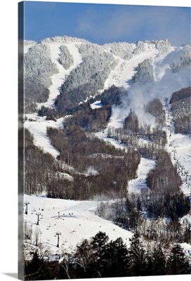 Ski runs on Mont-Tremblant in Canada