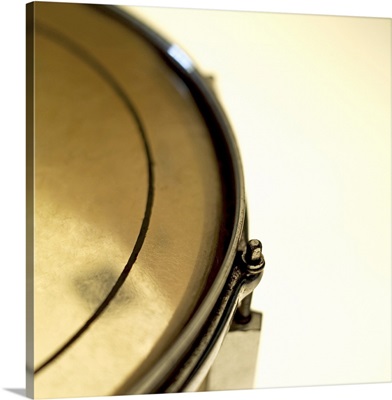 Snare drum, close-up and cropped