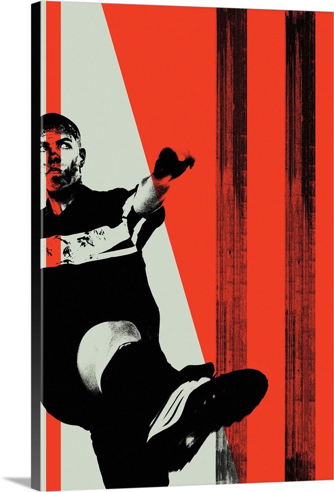 Soccer Athlete Wall Art, Canvas Prints, Framed Prints, Wall Peels