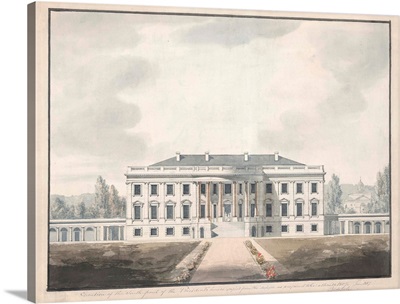 South Front Elevation Of The White House