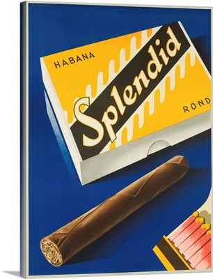 Splendid Cigar, Swiss Advertising Poster
