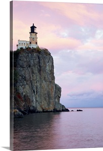 Split Rock Lighthouse On Lake Superior Wall Art, Canvas Prints, Framed