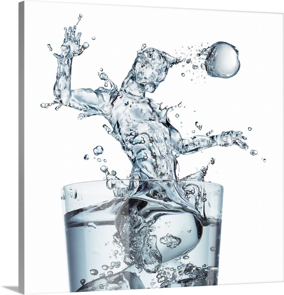 Sports hydration, conceptual artwork