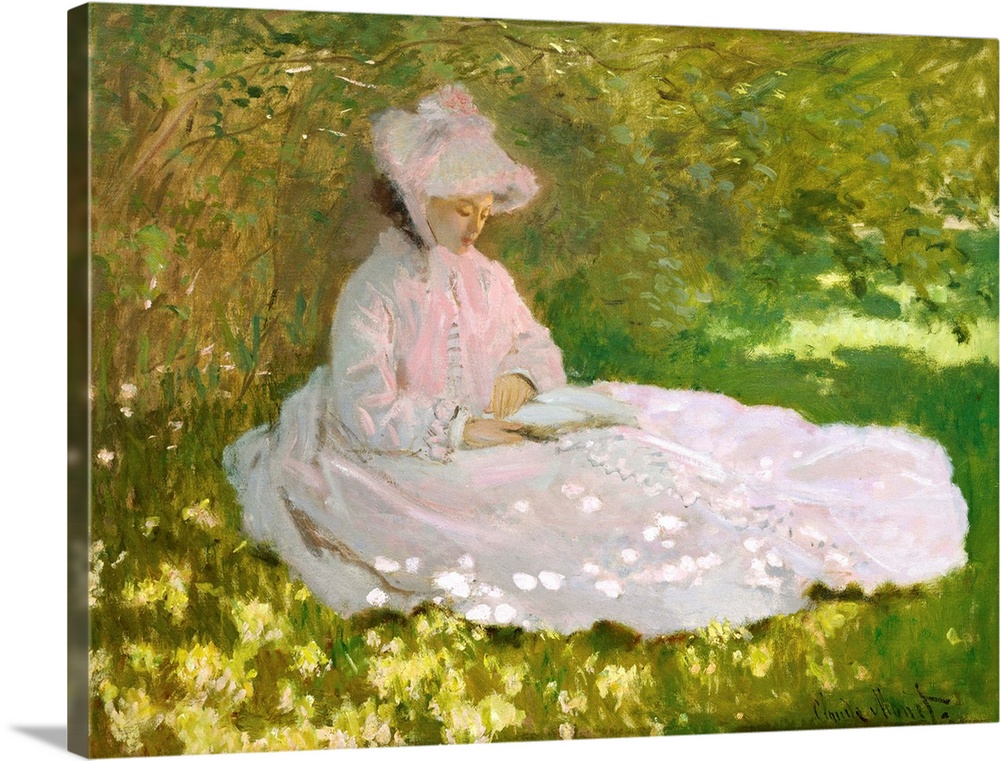 Claude Monet (French, 18401926), Springtime, 1872, oil on canvas, 50 x 65.5 cm (19.7 x 25.8 in), Walters Art Museum, Balti...