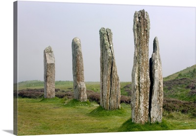 Standing stones of the Ring of Brodgar, Orkney Islands, Scotland, UK