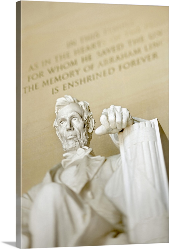 Statue of Abraham Lincoln, Lincoln Memorial, Washington, DC