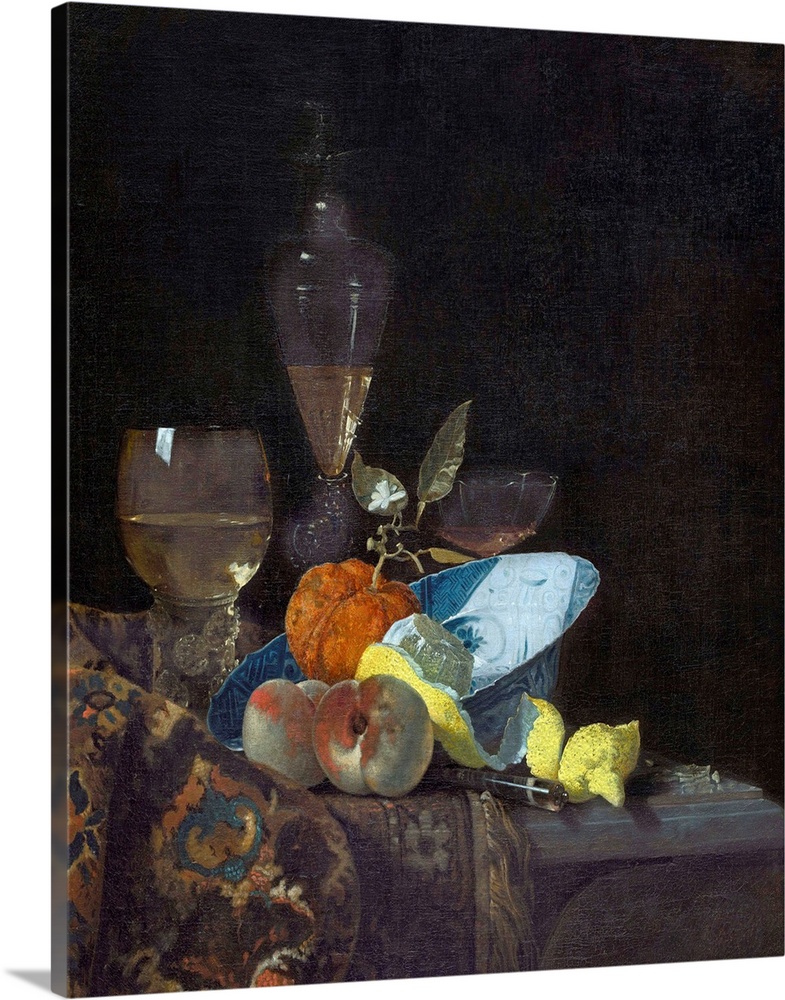 Willem Kalf (Dutch, 1619 - 1693), Still Life, c. 1660, oil on canvas, 64.4 x 53.8 cm (25 3/8 x 21 3/16 in.), National Gall...