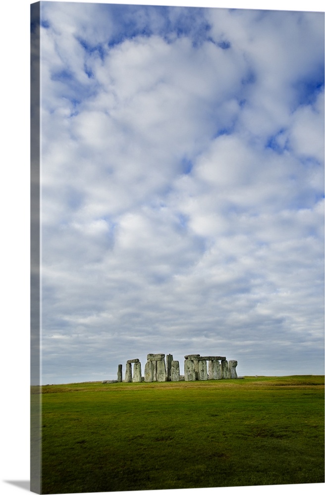 Stonehenge in the meadow of England