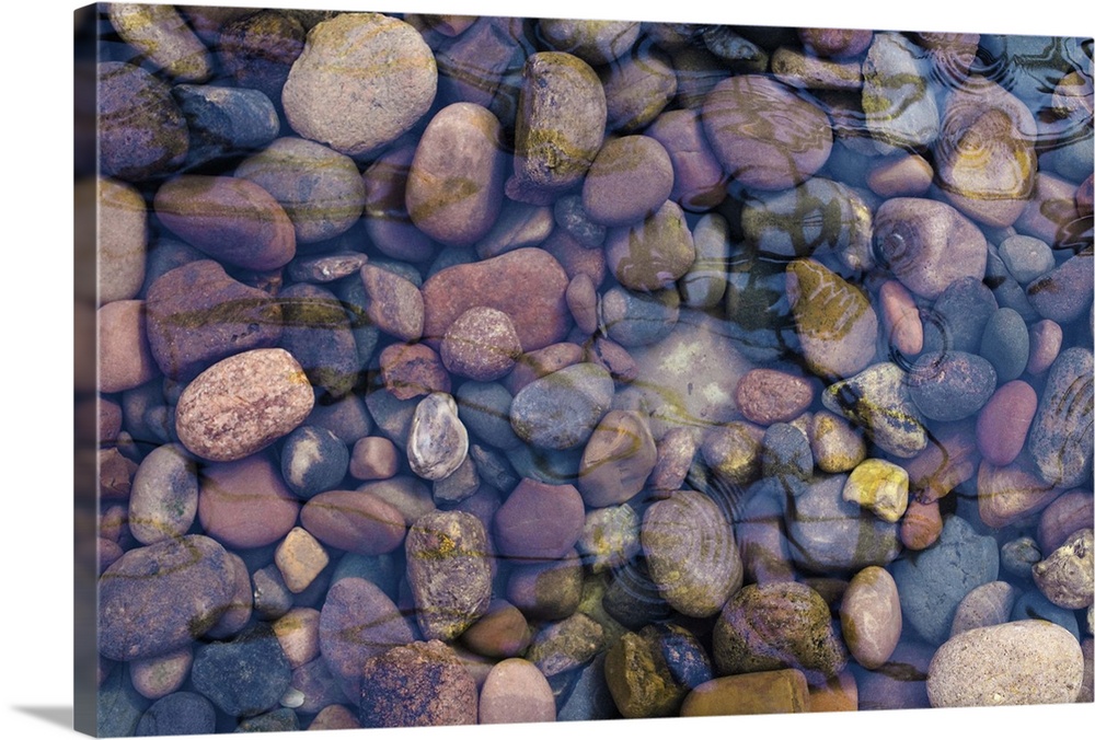 Stones in water