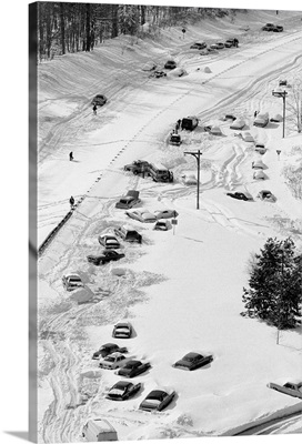 Stranded Travelers in the Snow, Grand Central Parkway, Queens, 1983