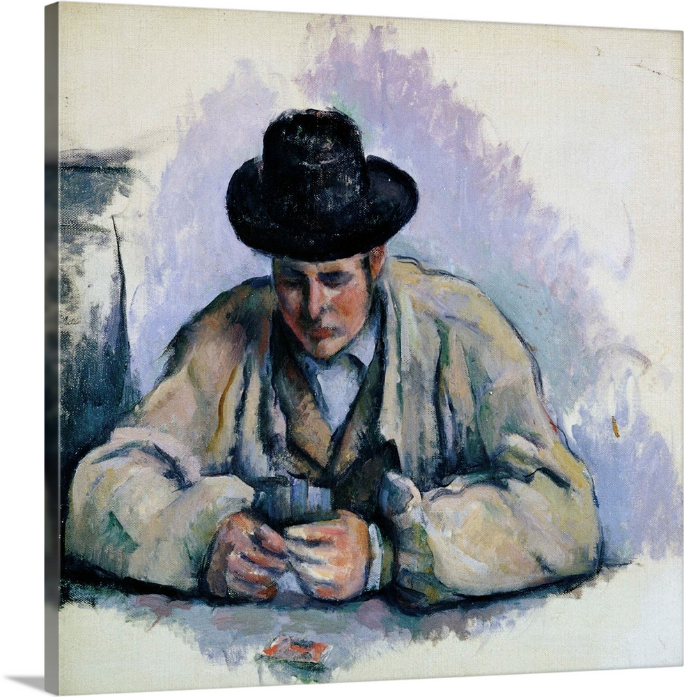 Study For The Cardplayers By Paul Cezanne