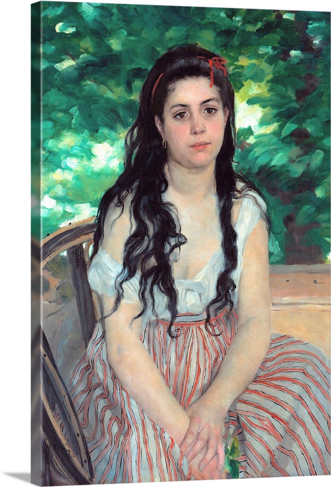 Pierre-Auguste Renoir (1841?1919), En ete / La bohemienne (Summer/The Bohemian), 1868. Oil on canvas, 59 x 85 cm (23.2 x 3...