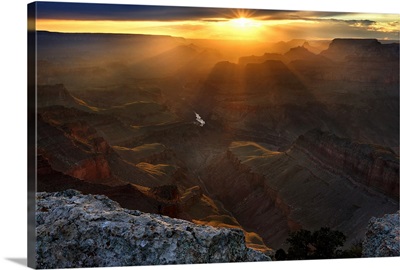 Sunburst Over Grand Canyon