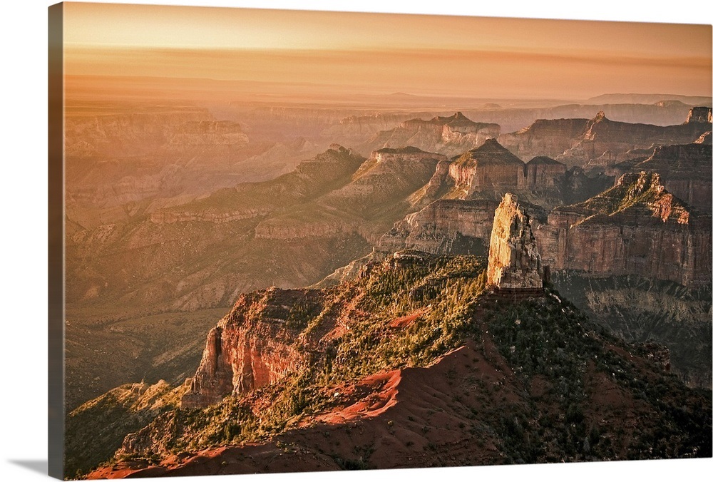 Sunrise at Point Imperial, Grand Canyon North Rim. Wall Art, Canvas ...