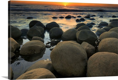 Sunset at Bowling Ball Beach