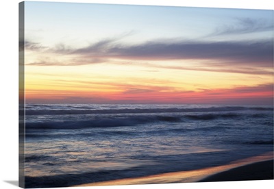 Sunset at the beach, Mexico